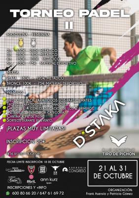 poster torneo DSTAKA PADEL