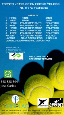 cartel del torneo