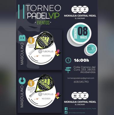 poster del torneo II TORNEO PADELVIP EVENTOS