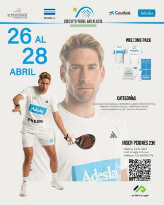 poster torneo CIRCUITO PADEL: CAIXABANK - ADESLAS