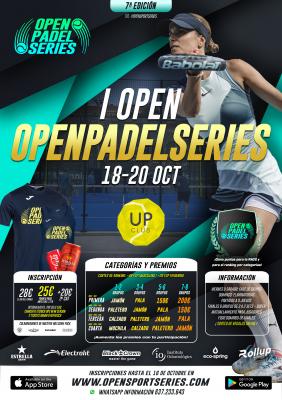 poster del torneo I OPEN OPS - UP CLUB CORNELLÀ