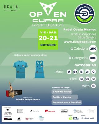 poster del torneo IV OPEN CUPRA 2023 GRUP LESSEPS