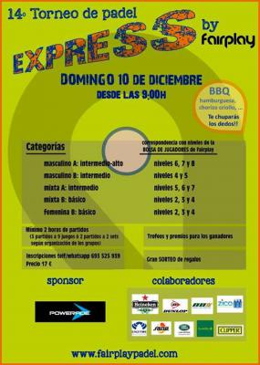 poster del torneo 14º TORNEO EXPRESS