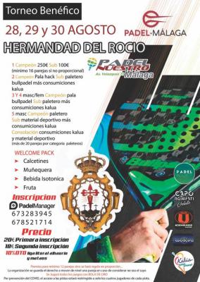 poster del torneo TORNEO BENÉFICO HERMANDAD DEL ROCÍO