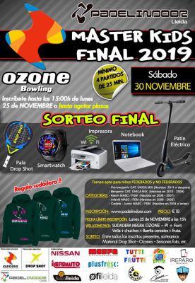 poster del torneo MASTER FINAL KIDS 2019