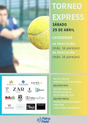 poster del torneo TORNEO EXPRESS ABRIL