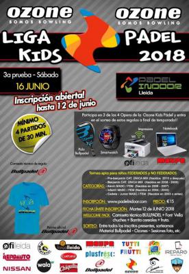 poster del torneo 3ª PROVA OZONE SOMOS BOWLING KIDS