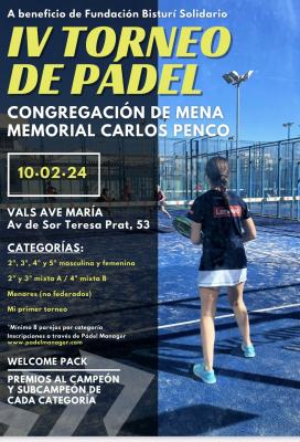 poster del torneo TORNEO EXPRESS CONGREGACION MENA MEMORIAL CARLOS PENCO