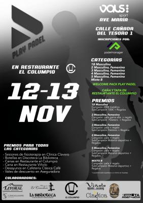 poster del torneo TORNEO PLAY PADEL