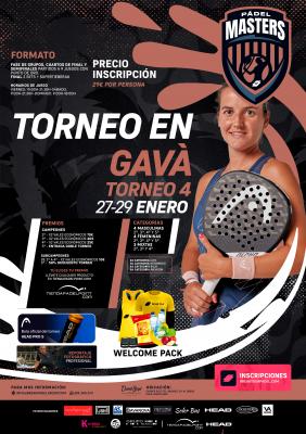 poster del torneo TORNEO 4 PADEL MASTERS