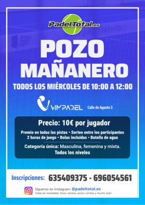 poster torneo POZO MAÑANERO