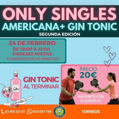 poster del torneo ONLY SINGLES