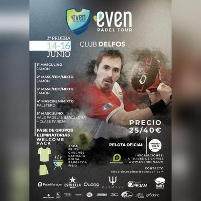 poster del torneo 2ª PRUEBA EVEN PADEL TOUR