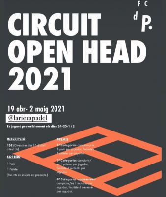 poster del torneo CIRCUIT OPEN HEAD 2021