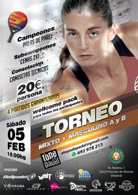 poster del torneo TORNEO MIXTO & MASCULINO (A Y B) 