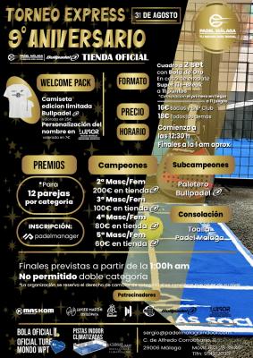 poster torneo TORNEO EXPRESS 9º ANIVERSARIO