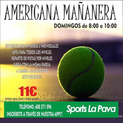 poster del torneo AMERICANA MAÑANERA