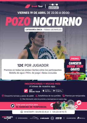 poster del torneo POZO NOCTURNO MOMO BY MAKING PADEL