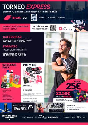 poster del torneo TORNEO 05 CNS PADEL BY BREAK TOUR