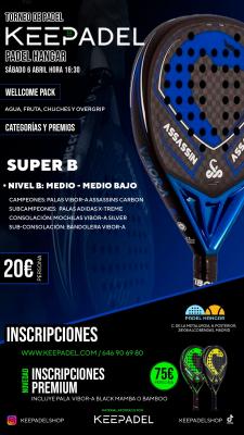 poster del torneo TORNEO KEEPADEL & HANGAR DEL PÁDEL