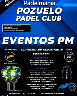 poster del torneo TORNEO PADELMANIA