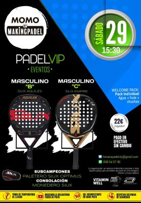 poster del torneo TORNEO PADELVIP