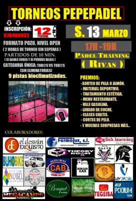 poster del torneo TORNEO PEPEPADEL