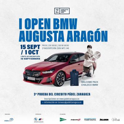 poster del torneo I OPEN BMW AUGUSTA ARAGÓN