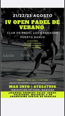 cartel del torneo