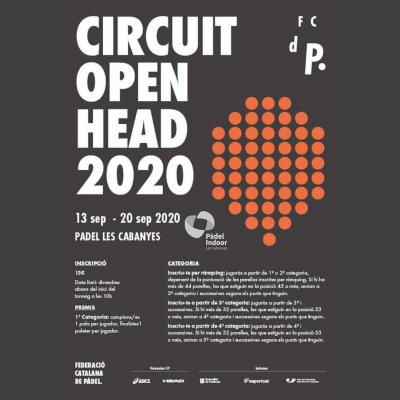 poster torneo CIRCUIT OPEN HEAD 2020