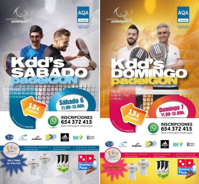 poster del torneo KKD'S PADELGON