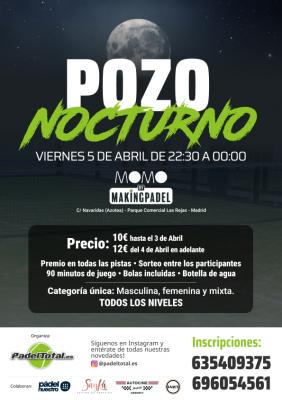 poster del torneo POZO NOCTURNO