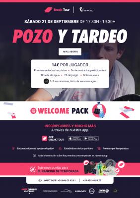 poster del torneo POZO Y TARDEO VIMPADEL