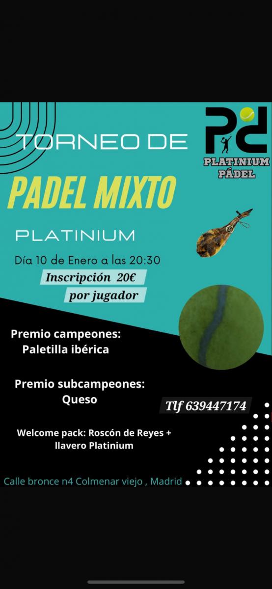 cartel del torneo