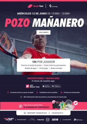 poster del torneo POZO MAÑÁNERO VIM PADEL