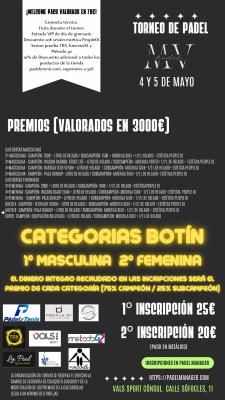 poster del torneo TORNEO MVP