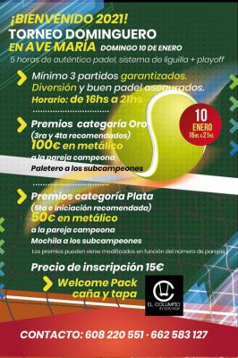 poster del torneo BIENVENIDO 2021