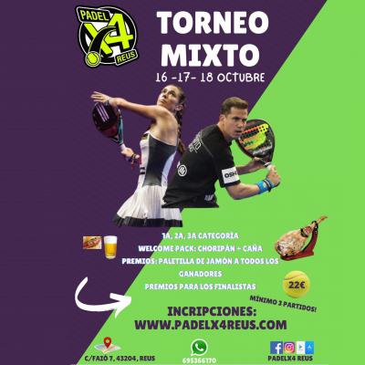 poster del torneo TORNEO MIXTO 