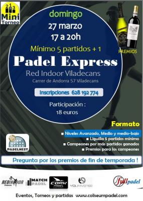 poster del torneo MINITORNEO EXPRESS ROUND ROBIN/FINALES