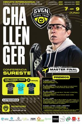 poster del torneo 3ER CHALLENGER EVEN PADEL PRO PADEL ALMERÍA