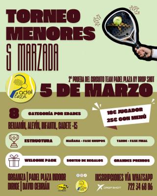 poster del torneo TORNEO MENORES 5MARZADA