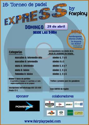 poster del torneo TORNEO EXPRESS FAIRPLAY