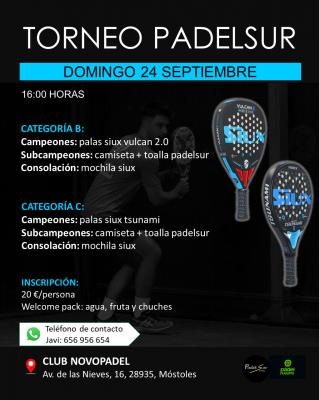 cartel del torneo