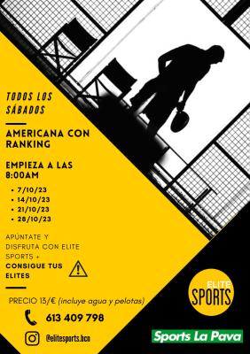 poster torneo AMERICANA SÁBADO