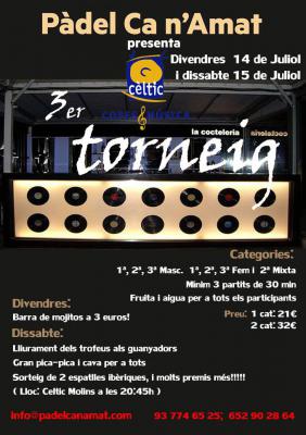 poster del torneo 3er TORNEIG CÈLTIC