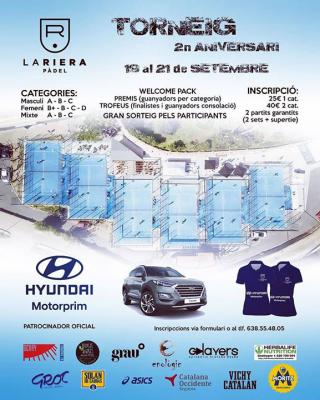 poster del torneo TORNEO 2° ANIVERSARIO