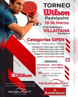 poster torneo TORNEO WILSON