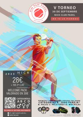 poster del torneo V TORNEO PIMPAMPADEL