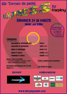 poster del torneo 22º TORNEO EXPRESS BY FAIRPLAY