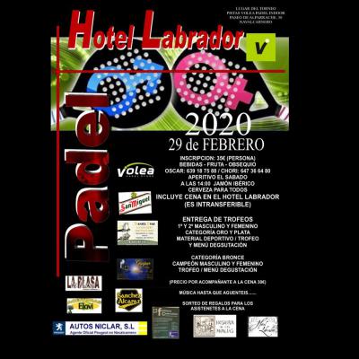 poster del torneo TORNEO HOTEL LABRADOR